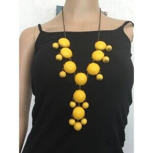 Vintage Yellow Necklace